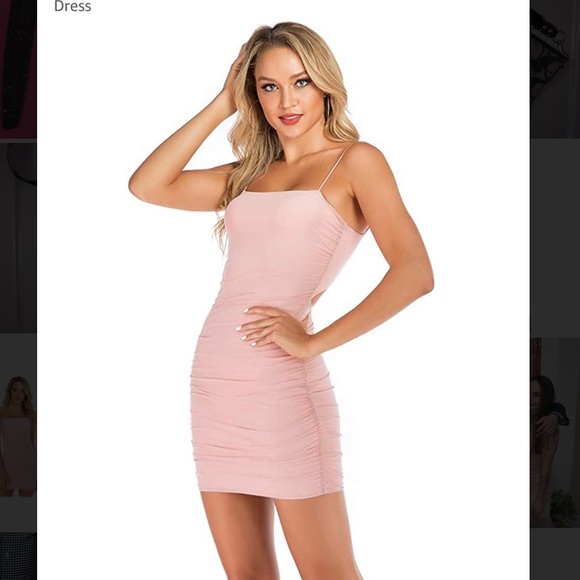 r yiposha Dresses & Skirts - R. YIPOSHA: pink mini dress